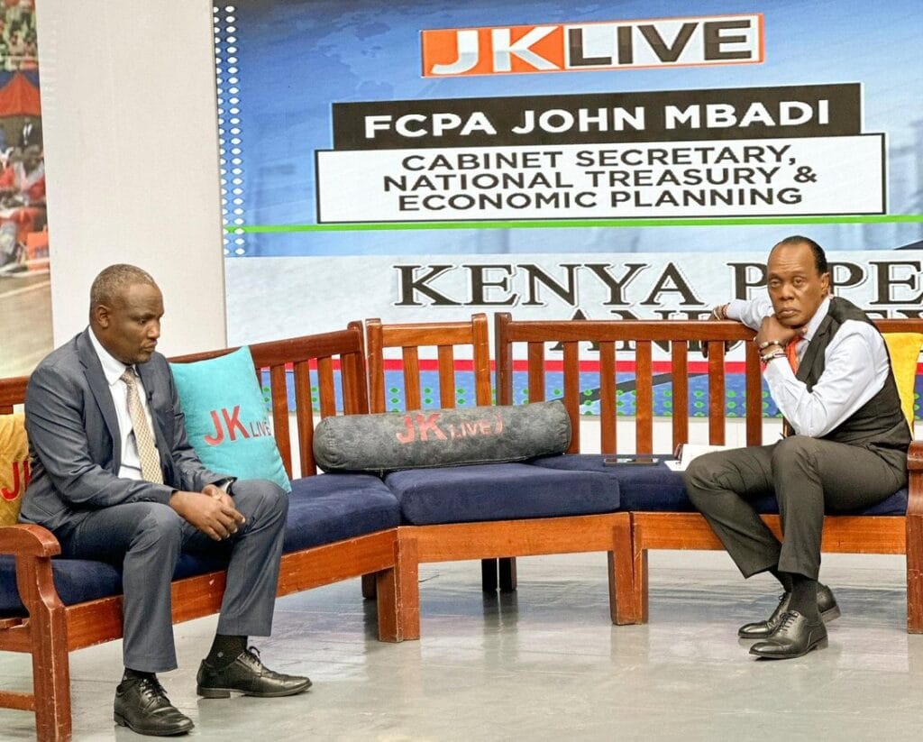 Kenyans Urged to Invest as Treasury Launches Bold Economic Shift 7 John Mbadi at JK Live
