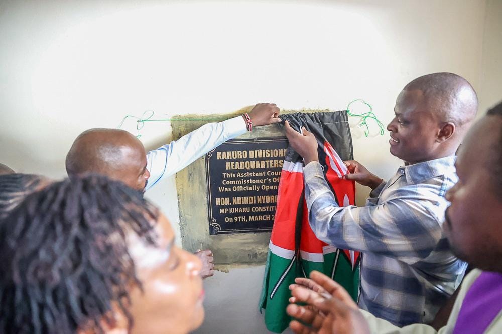 Kahuro Residents Defy Police Attempt to Stop Opening of ACC Offices as MP Ndindi Nyoro Proceeds With Ceremony 6 kahuro