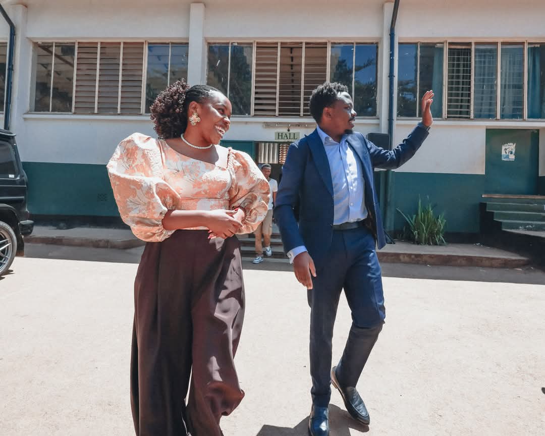 Teacher Cillah’s Dream Comes True as George Ruto Visits Westlands Primary School 1 Teacher Cillah and George Ruto